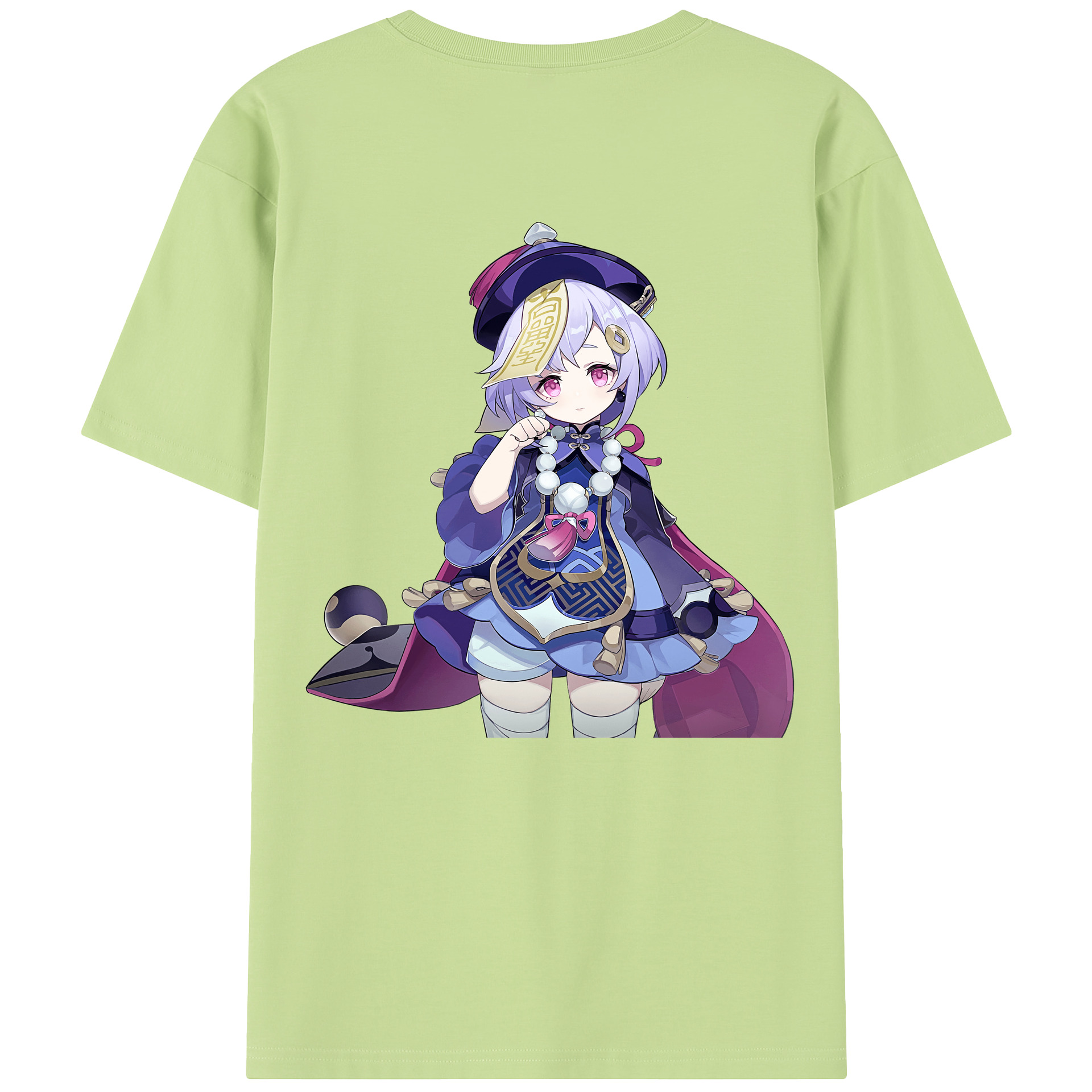げんし神 七七 なな  genshin Nana 綿100％半袖Tシャツ（背面プリント）